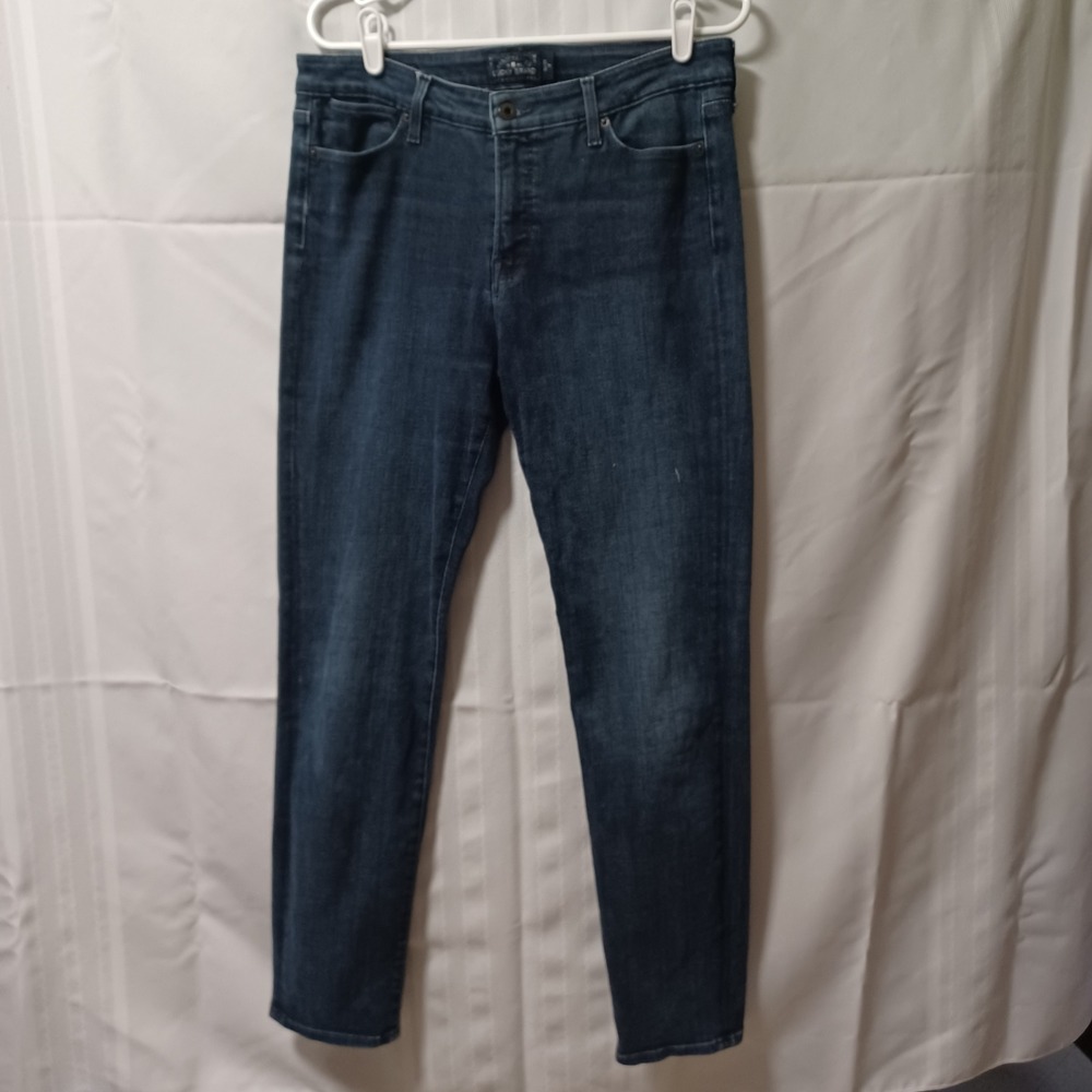 Lucky Brand Jeans Womens 12/31 Blue Hayden Skinny Branbury Stretch Denim 7W13176